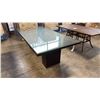 Image 1 : RATANA BRISBANE 84"X42" PATIO TABLE COMES WITH GLASS TOP