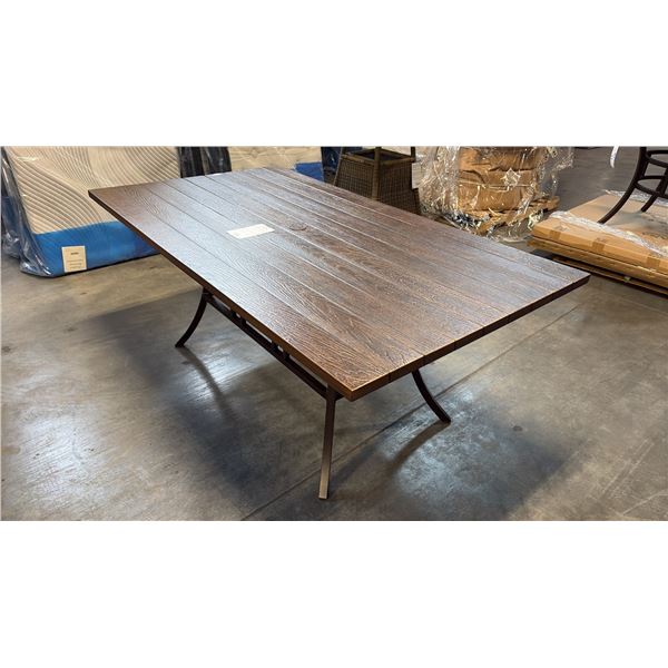 RATANA MOUNT VERNON WALNUT 71"X39" PATIO TABLE