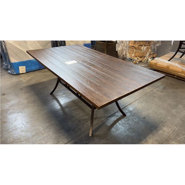 RATANA MOUNT VERNON WALNUT 71"X39" PATIO TABLE