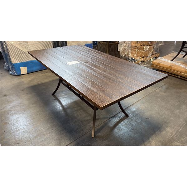 RATANA MOUNT VERNON WALNUT 71"X39" PATIO TABLE