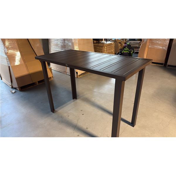 RATANA LIMO DARKWOOD 60"X 30" BAR HEIGHT PATIO TABLE