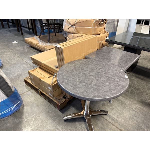 ASSORTED SMALL PATIO TABLES