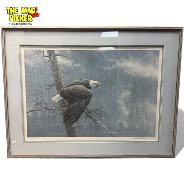 Large Framed Print 'The Air, The Forest & The Watch", Signed Robert Bateman #1025 Of 42,558
