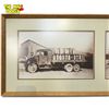 Image 2 : Vintage Framed Photos Of Milk Trucks In Sardis B.C