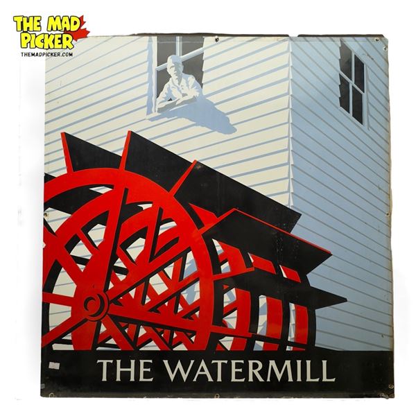 Porcelain On Steel "The Watermill" Advertising Sign