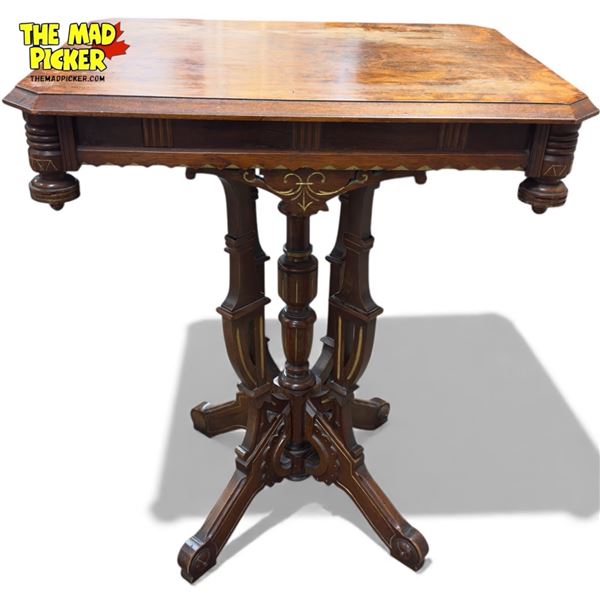 Vintage Carved Side Table