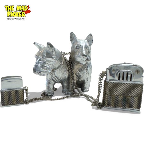 Pair Of Scottie Dogs With Lighters