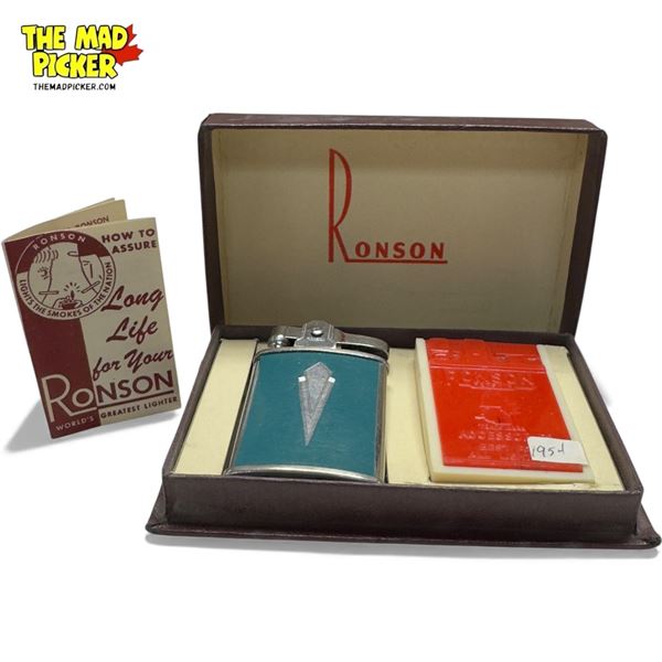 Vintage Ronson Lighter, In Original Case