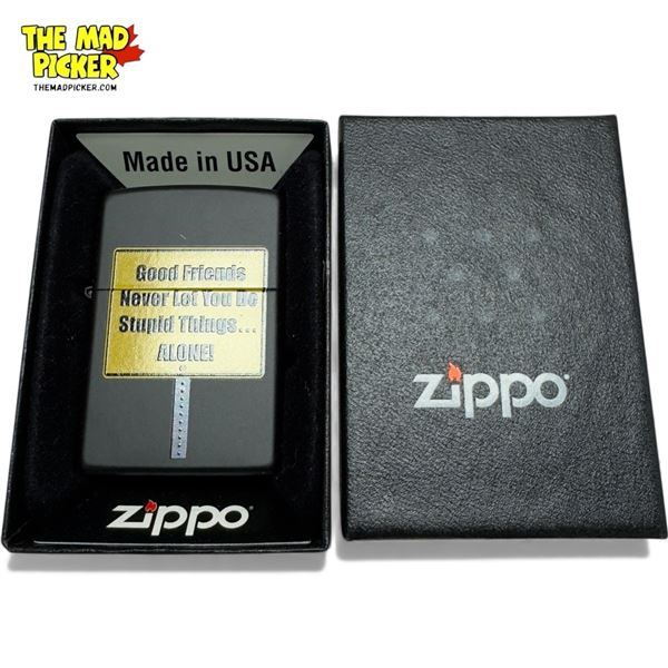 Good Friends Zippo Lighter, In Original Box