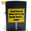 Image 2 : Good Friends Zippo Lighter, In Original Box