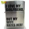 Image 2 : I Love My Girlfriend But My Wife Hates Her Zippo Lighter, In Original Box