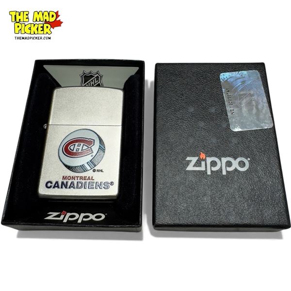 Montreal Canadiens Zippo Lighter, In Original Box