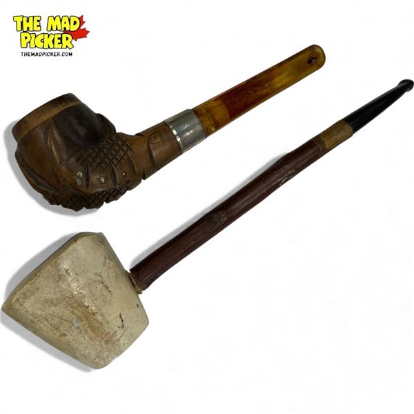 2 Vintage Smoking Pipes