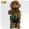 Image 1 : Vintage Battery Operated Tin Litho Drinking Monkey