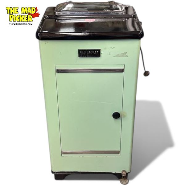 Vintage Metal Castle Sterilizer With Porcelain Top