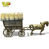 Image 4 : Heavy Large Brass Horse Drawn Carriage