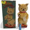 Image 1 : Vintage Battery Operated "Drinking Licking Cat", In Original Box