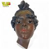 Image 1 : Vintage Wall Hanging Ladies Chalkware Head