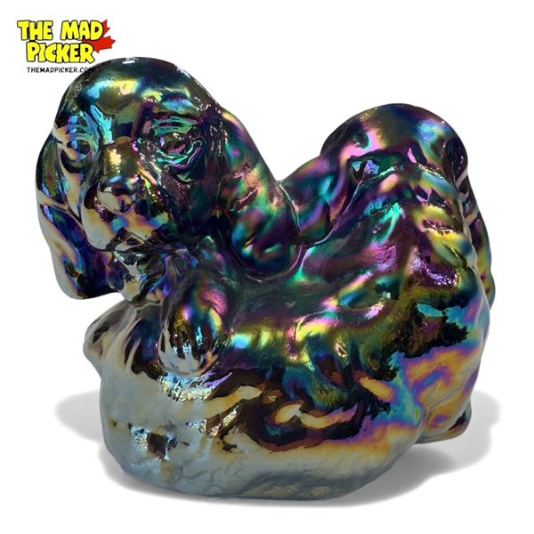 Vintage Fenton Dogs Paperweight