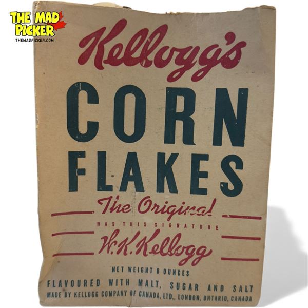 Early Kellogg'S Corn Flakes Cereal Box