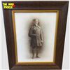 Image 1 : Vintage Framed Photograph Of Military Soldier, Signed On Bottom