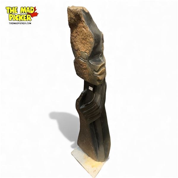 Carved African Soapstone Sculpture By Rufaro Murenza