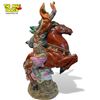 Image 3 : Large Ceramic Guan Yu Statue