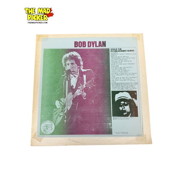 Bob Dylan Bootleg Album Vinyl Record, In Sleeve
