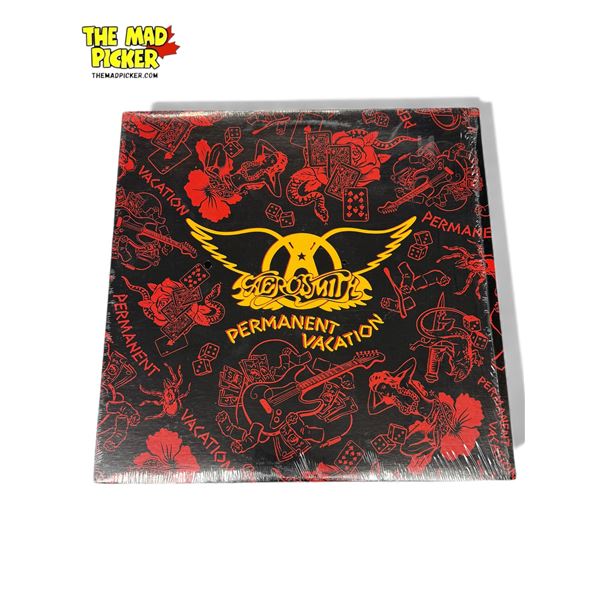 Aerosmith Permanent Vacation Vinyl Record, In Sleeve