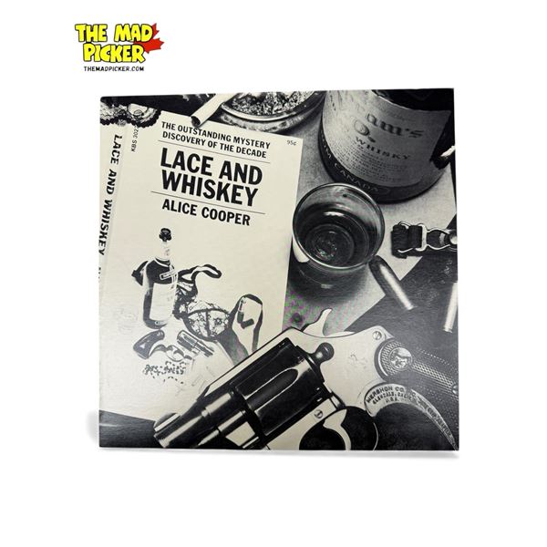 Alice Cooper Lace & Whiskey Vinyl Record, In Sleeve