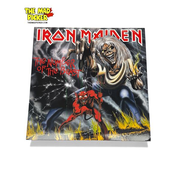 Iron Maiden The Number Of The Beast Vinyl Record, In Sleeve