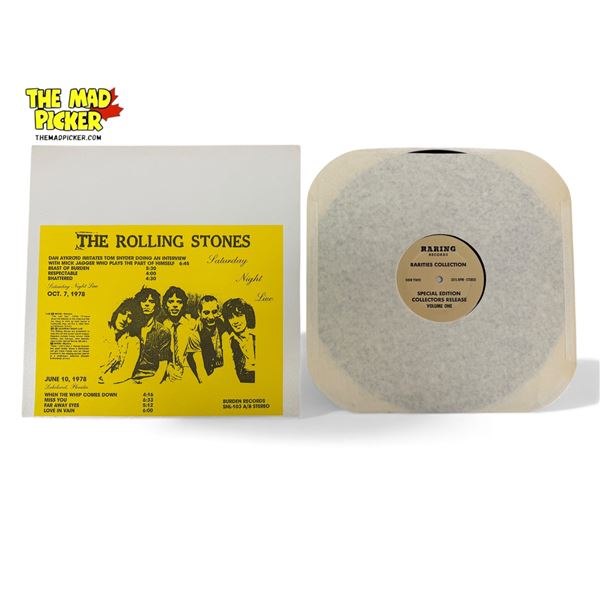 The Rolling Stones Saturday Night Live Bootleg Vinyl Record, In Sleeve