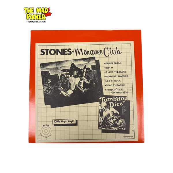 The Rolling Stones Marquee Club Bootleg Vinyl Record, In Sleeve