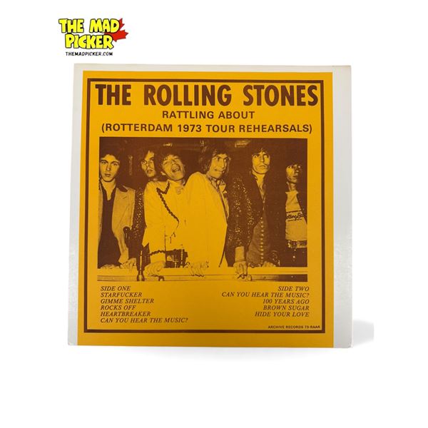 The Rolling Stones Rotterdam 1973 Bootleg Vinyl Record, In Sleeve