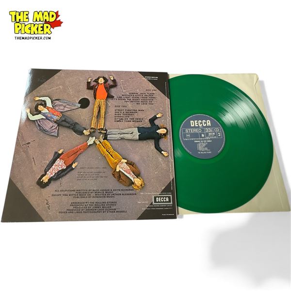 The Rolling Stones Through The Past Darkly On Colored Vinyl Record, In Sleeve