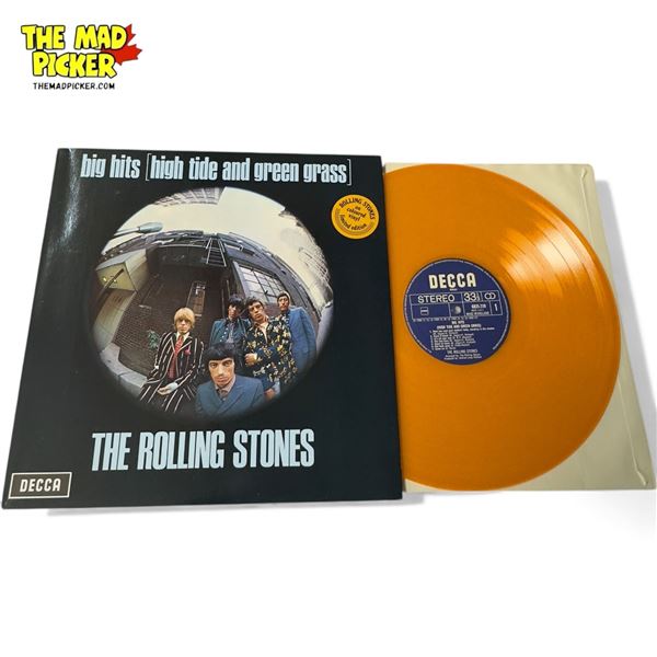 The Rolling Stones Big Hits High Tide & Green Grass On Colored Vinyl Record, In Sleeve
