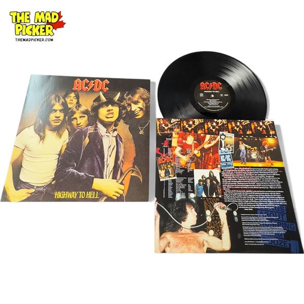 Acdc Highway Too Hell Vinyl Record, In Sleeve