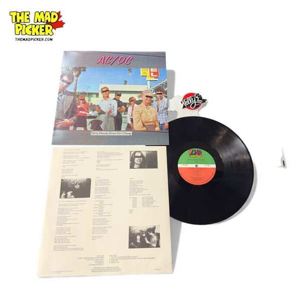 Acdc Dirty Deeds Done Dirt Cheap Vinyl Record, In Sleeve