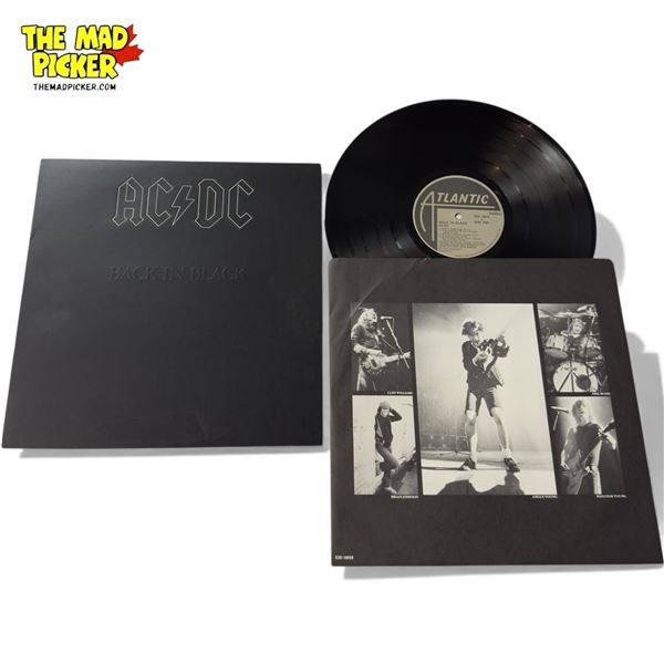 Ac Dc Back In Black Vinyl Record, In Sleeve