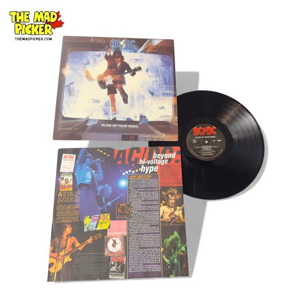 Acdc Blow Up Your Video Vinyl Record, In Sleeve