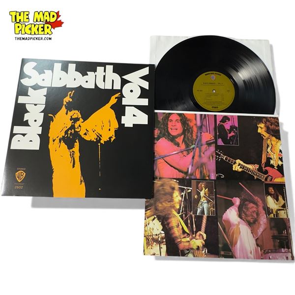 Black Sabbath Vol. 4 Vinyl Record, In Sleeve