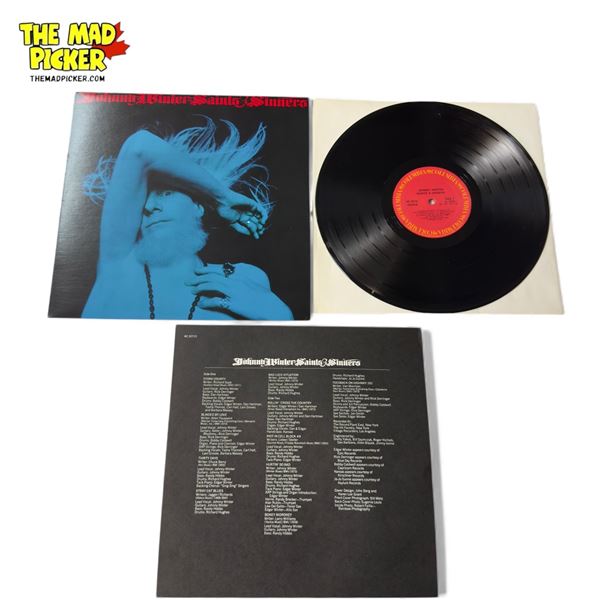 Johnny Winter Saints & Sinners Vinyl Record, In Sleeve