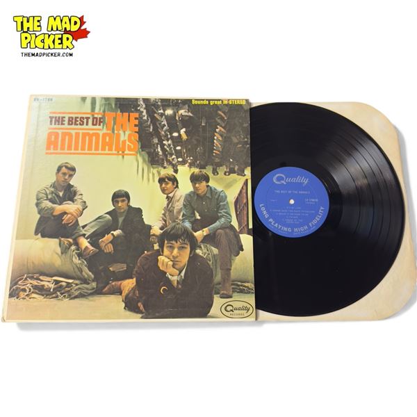 The Best Of The Animals Vinyl Record, In Sleeve