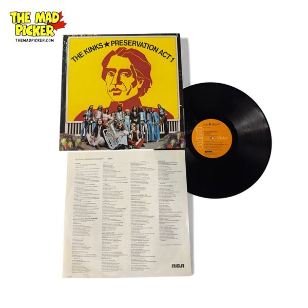 The Kinks Preservation Act 1 Vinyl Record, In Sleeve