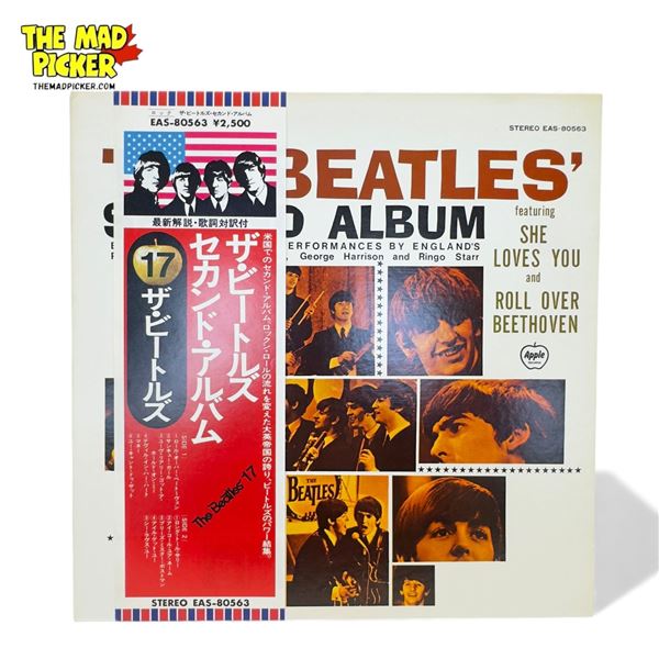 The Beatles Second Album Japanese Pressing Vinyl Record, In Sleeve