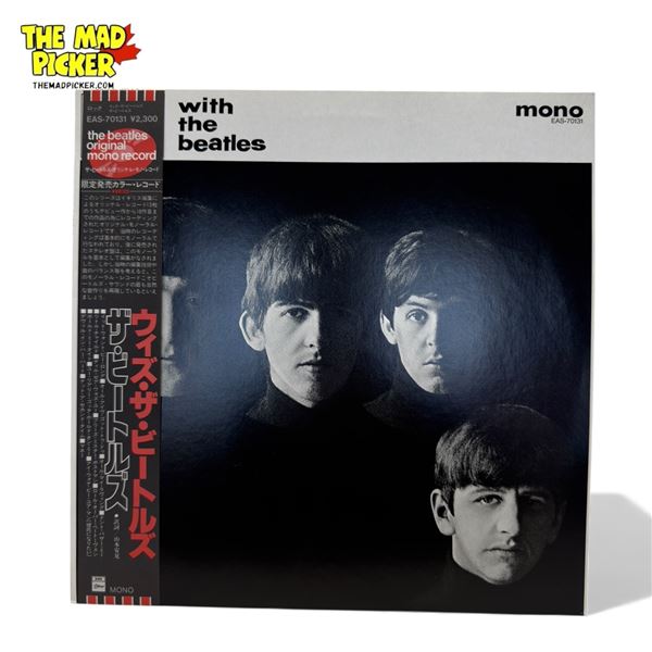 With The Beatles Japanese Pressing Vinyl Record, In Sleeve