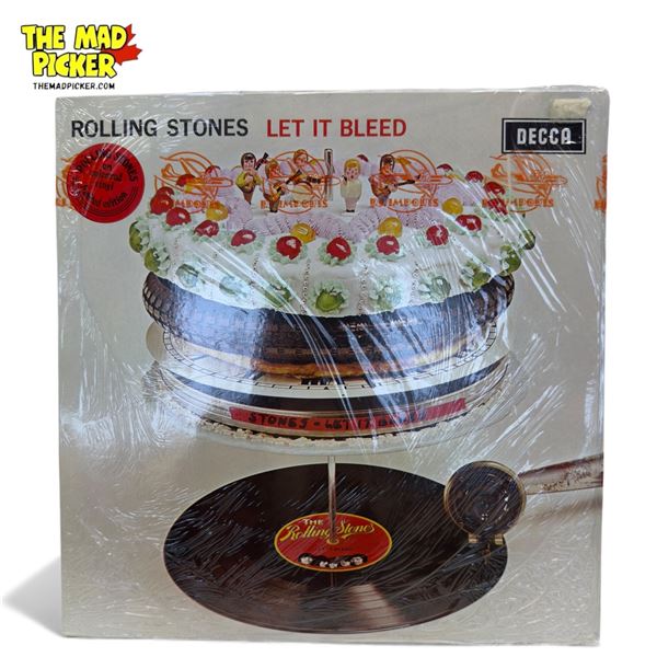 The Rolling Stones Let It Bleed Colored Vinyl Record, In Sleeve
