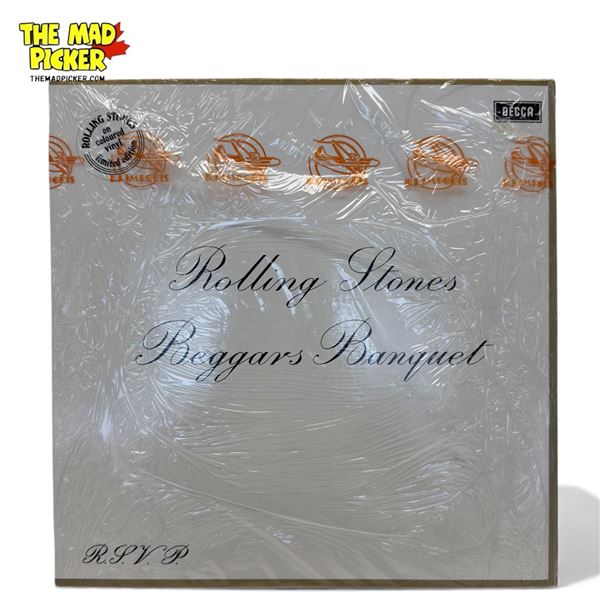 The Rolling Stones Beggars Banquet Colored Vinyl Record, In Sleeve