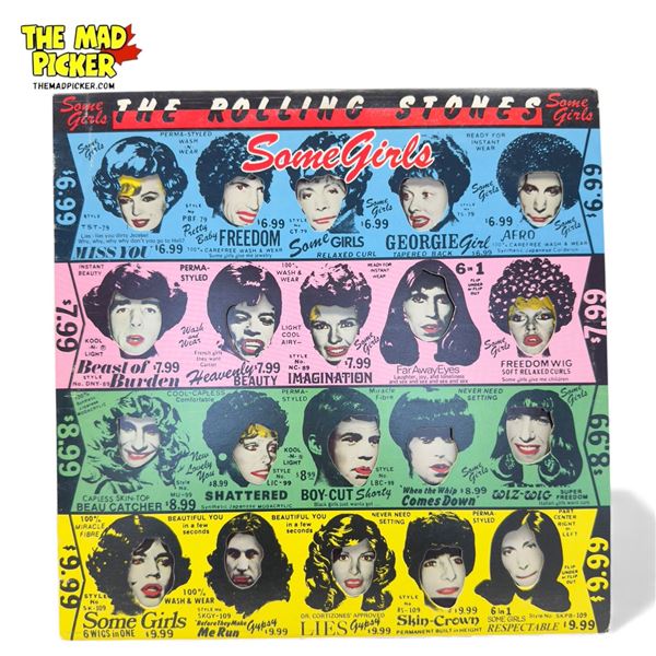 The Rolling Stones Some Girls Vinyl Record, In Sleeve