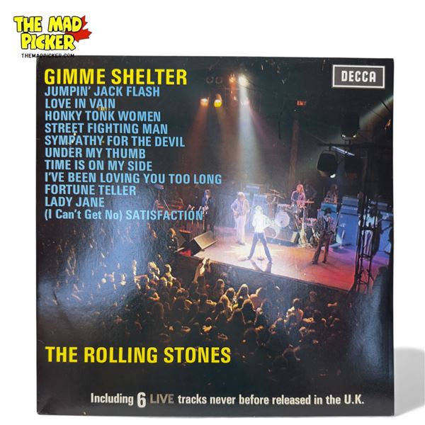 The Rolling Stones Gimme Shelter Vinyl Record, In Sleeve